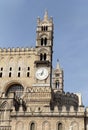 Palermo Cathedral Main Clock Tower