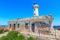 Capo Murro di Porco lighthouse, Syracuse, Sicily, Italy Royalty Free Stock Photo
