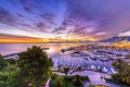Palermo Harbour at Sunrise Royalty Free Stock Photo