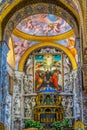 PALERMO, ITALY, APRIL 22, 2017: Interior of the Santa Maria dell Ammiraglio church in Palermo, Sicily, Italy Royalty Free Stock Photo