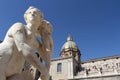 Palermo, Italy - June 29, 2016: The pretoria fountain built in 1554 by Francesco Camilliani Royalty Free Stock Photo