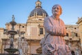 Piazza Pretoria in Palermo, Sicily Island, Italy Royalty Free Stock Photo