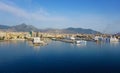 Palermo, Italy - May 26, 2023: Palermo yacht port marina, Sicily, Italy