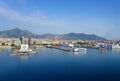 Palermo, Italy - May 26, 2023: Palermo yacht port marina, Sicily, Italy