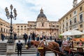 Piazza Pretoria also known as Piazza della vergogna in Palermo Royalty Free Stock Photo