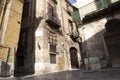 Panoramic view of a cross street in the city of Palermo, Sicily