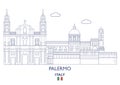 Palermo City Skyline, Italy