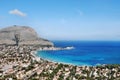 Palermo - Mondello Gulf Royalty Free Stock Photo