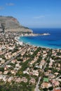 Palermo - Mondello Gulf Royalty Free Stock Photo