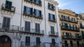 Typical municipal house in Palermo Royalty Free Stock Photo