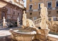 Palermo sculptural Fontain Pretoria, Sicily, Italy