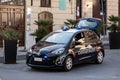 Toyota Yaris Hybrid police car of Carabinieri department performing routine traffic checks