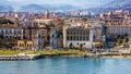 Palermo, Sicily, Italy. Seafront view Royalty Free Stock Photo