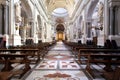 The interior view of the Palermo Cathedral or Cattedrale di Palermo in a nice sunny afternoon in Palermo, Sicily Royalty Free Stock Photo