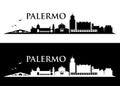 Palermo skyline - Sicily, Italy - vector illustration