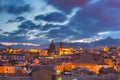 Palermo at sunset, Sicily, Italy Royalty Free Stock Photo