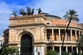 Palermo theatre - Teatro Politeama Royalty Free Stock Photo