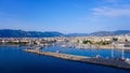 Palermo yacht port marina, Sicily, Italy Royalty Free Stock Photo