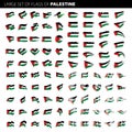 Palestine flag, vector illustration