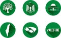 Palestine Flat IconSet