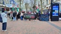 Palestine Gaza War March Birmingham UK Royalty Free Stock Photo