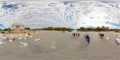 Palestine Israel War Protest steps of the Lincoln Memorial Washington DC. 360 panorama VR equirectangular photo