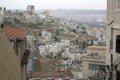 Palestine landscape. Bethlehem cityscape. Top view of antiquities and residential buildings. Authentic views.