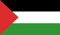 Palestine national flag vector icon. Save Palestine. we support Palestine