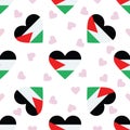 Palestine, State of independence day seamless.
