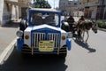 Palestinian blacksmith Mahmoud Baraka, 53, succeeds in remaking a classic Mercedes dating back more than 100 years, such as a 1917