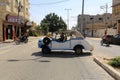 Palestinian blacksmith Mahmoud Baraka, 53, succeeds in remaking a classic Mercedes dating back more than 100 years, such as a 1917