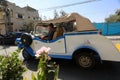 Palestinian blacksmith Mahmoud Baraka, 53, succeeds in remaking a classic Mercedes dating back more than 100 years, such as a 1917