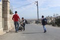Palestinian boys walking home from school, Palestine