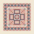 Palestinian Embroidery Motif.