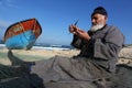 Palestinian fishermen on the Khan Younis Sea