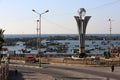 Palestinian fishermen in the sea port, of Gaza City