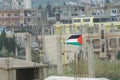 Palestinian Flag in Refugee Camp