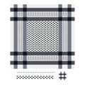 Palestinian Keffiyeh Pattern Middle East Symbol