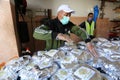 A Palestinian kitchen provides free meals for poor families affected by the Coronavirus