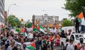 Free Palestine Gaza Rally Royalty Free Stock Photo