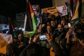 Protest against the U.S. Mideast peace plan, in Rafah in the southern Gaza Strip