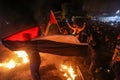 Protest against the U.S. Mideast peace plan, in Rafah in the southern Gaza Strip