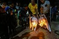 Palestinian protests on the 103rd anniversary of the Balfour Declaration in Gaza Strip