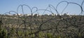 A Palestinian Village as Seen from the Israeli Side Royalty Free Stock Photo