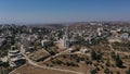 Palestinian Village Beit Surik with Jerusalem city in background Royalty Free Stock Photo