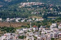 Palestinian village on the hills in Israel. Royalty Free Stock Photo