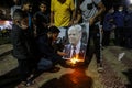 Palestinian protests on the 103rd anniversary of the Balfour Declaration in Gaza Strip