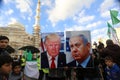 Palestinians participate in a demonstration against U.S President Donald Trump Middle East peace proposal