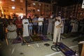 Palestinians pray `Laylat al-Qadr` prayer from Ramadan in the squares outside the mosques for the first time due to the closure of