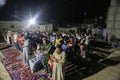 Palestinians pray `Laylat al-Qadr` prayer from Ramadan in the squares outside the mosques for the first time due to the closure of